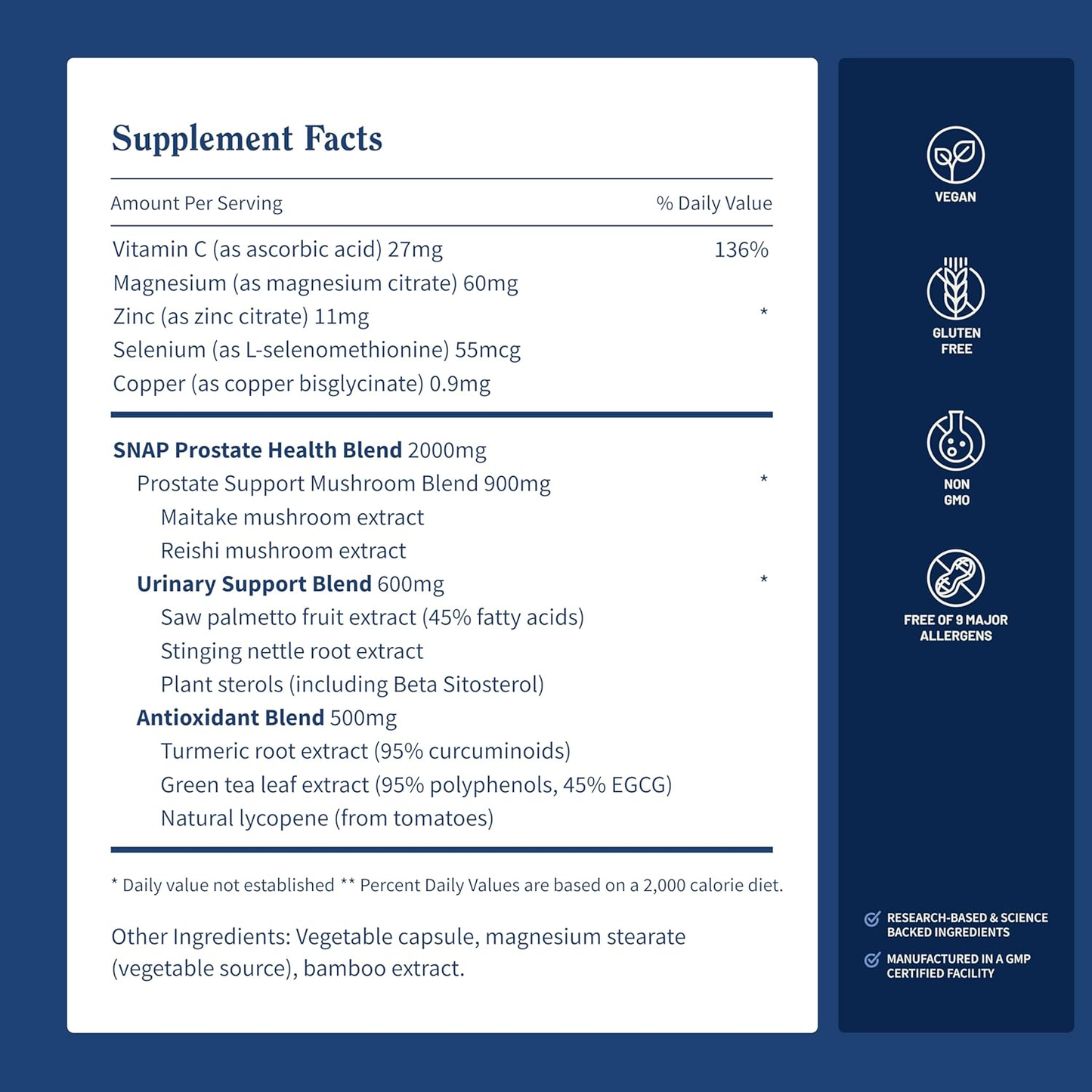 Movexis Natural Prostate Supplement for Men